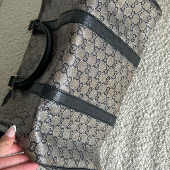 *SOLD** Gucci Monogram Crystal Canvas Boston Bag - Picture 5 of 11